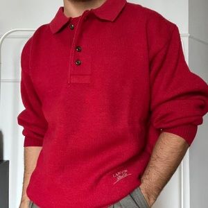Cute red lanvin sweater
